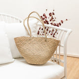 Sac à bandoulière tissé à la main Tote Beach Bag TAMU en jonc de mer