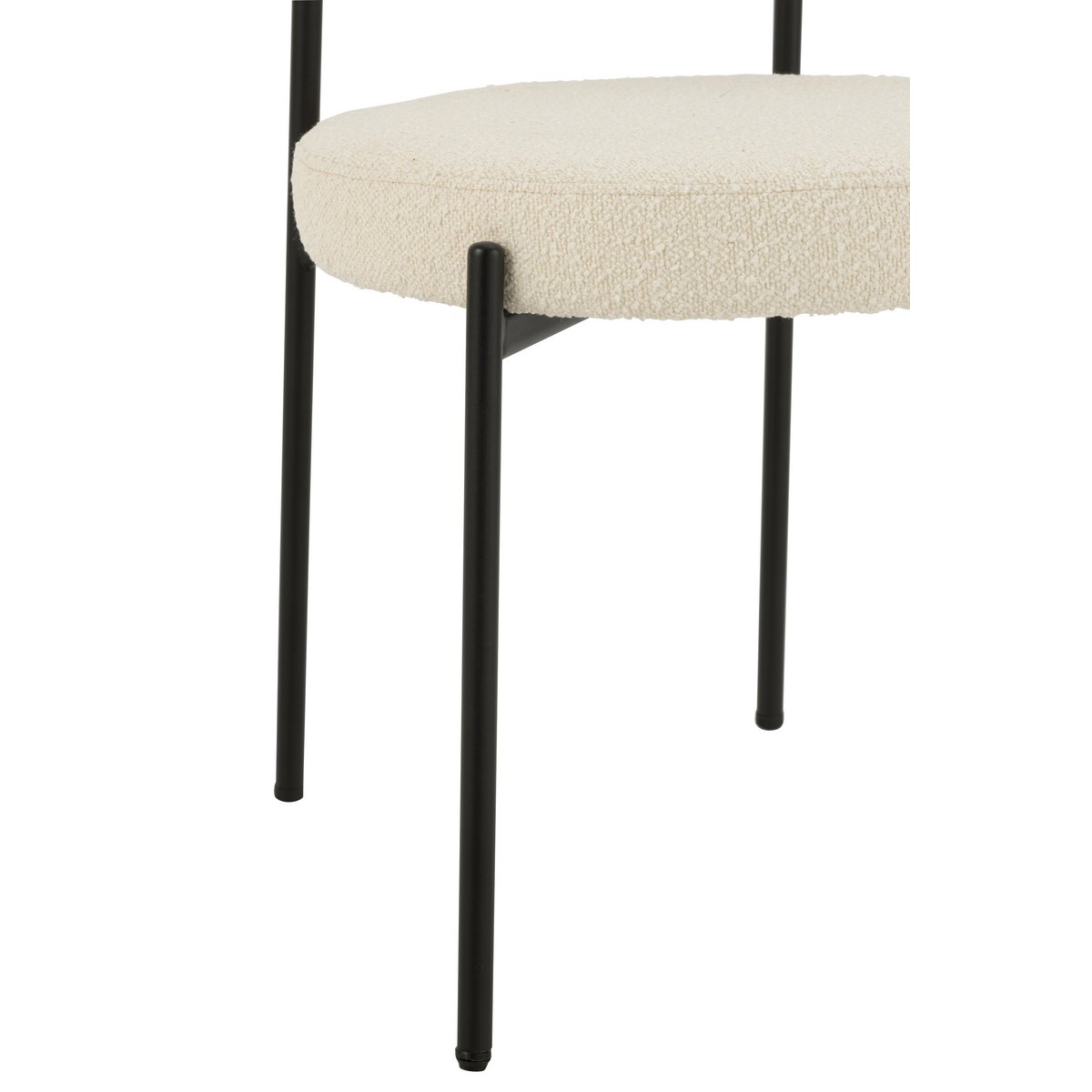 Profil de la chaise Bouclée J-Line, matériaux de qualité