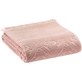 Drap de bain uni Zoé Aubepine 100 x 180