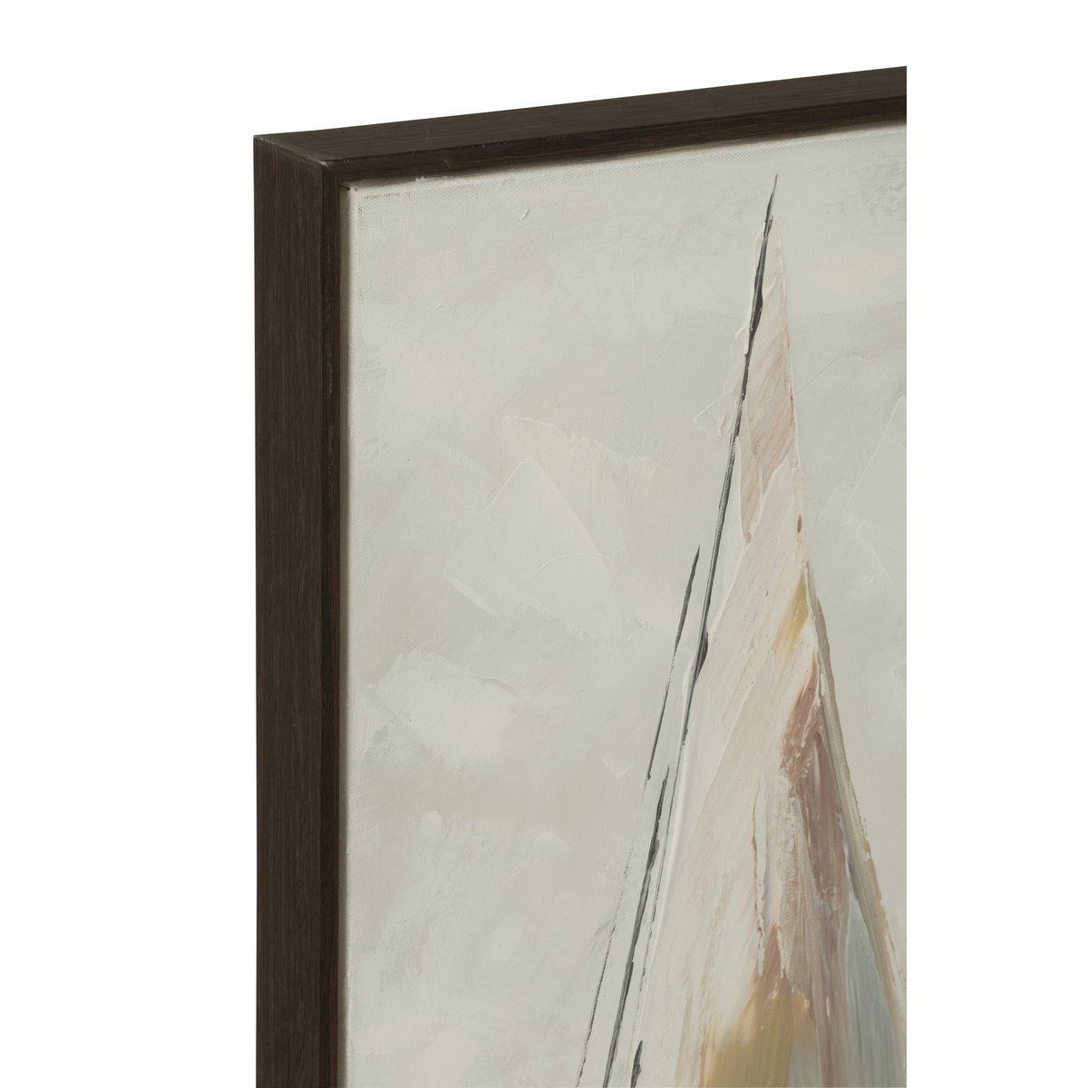 Ensemble de trois peintures J-Line - Art contemporain multicolore