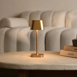 Lampe de table rechargeable Ava dorée