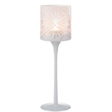 Photophore J-Line sur pied Santorini - verre - blanc - grand