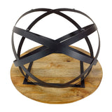 Table basse de table d'appoint autour du salon