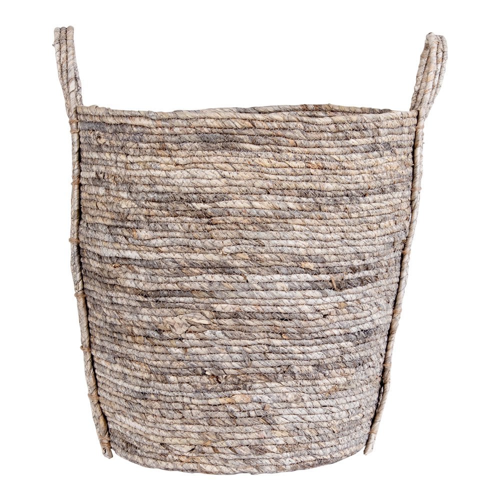 Panier Udine en feuille de palmier, vue de face