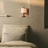 Lampe rechargeable en bois marron marron Rover