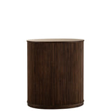 Vue latérale de l'armoire J-Line Reyi en bois de manguier