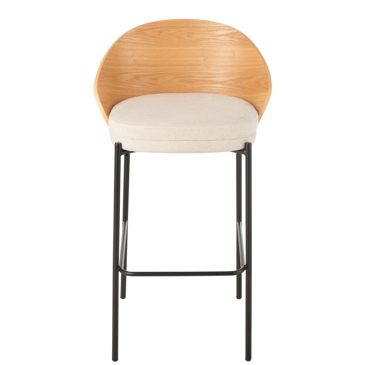 Détail du design scandinave du tabouret de bar Lone J-Line