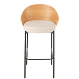 Détail du design scandinave du tabouret de bar Lone J-Line