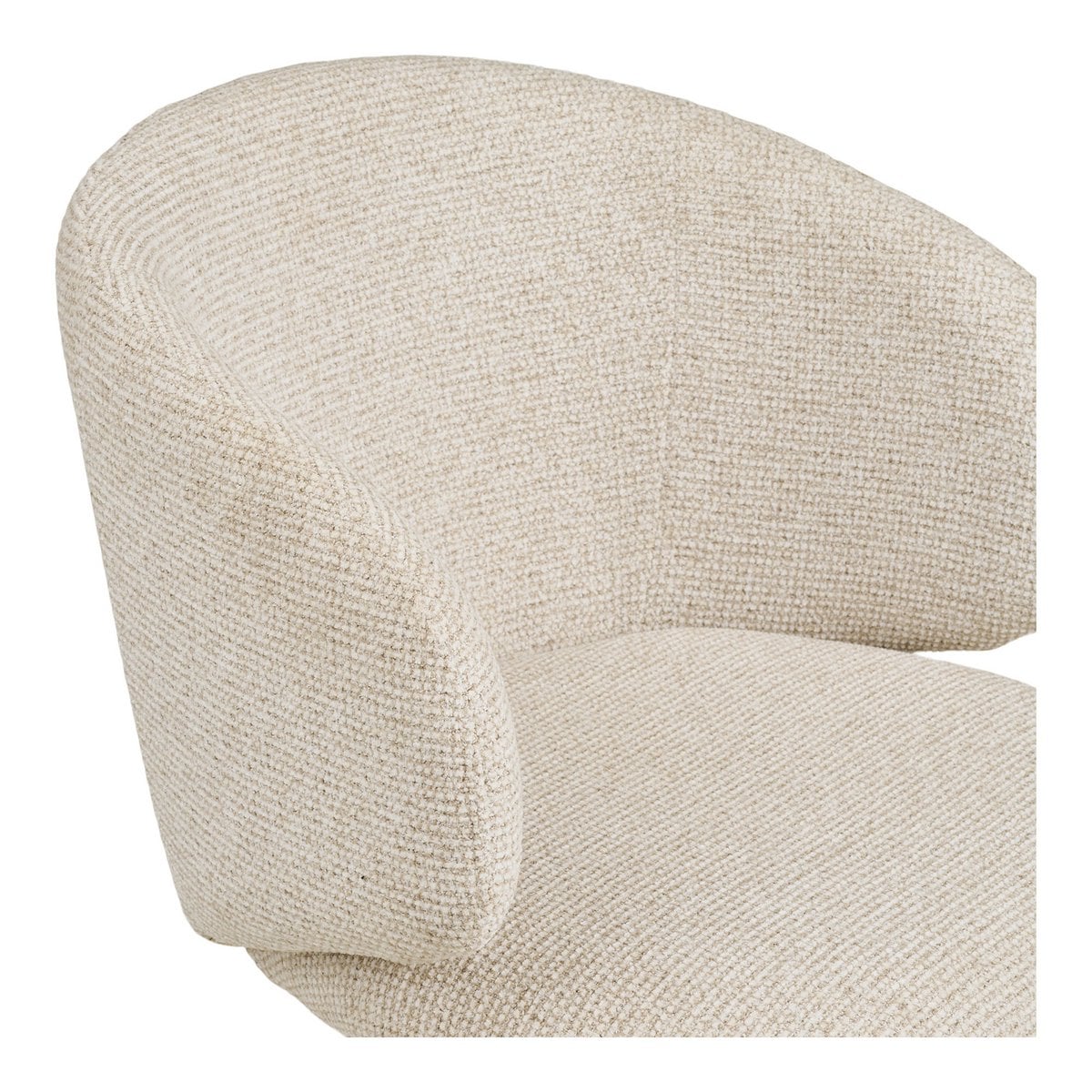 Texture et finition de la chaise Fulham en couleur sable