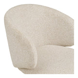 Texture et finition de la chaise Fulham en couleur sable