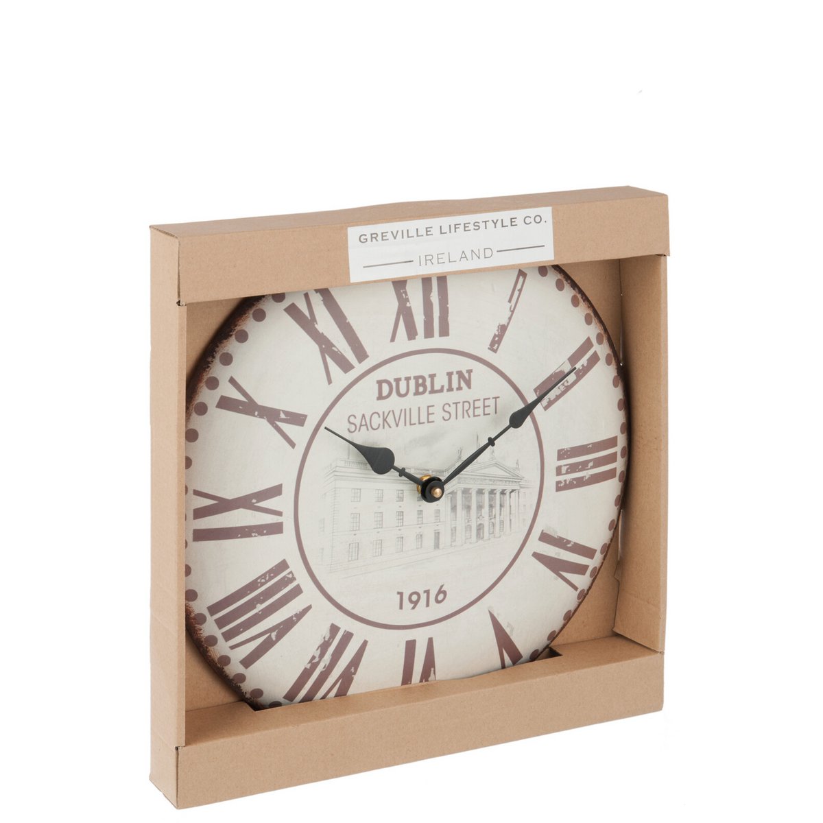 Détail du mug Père Noël J-Line, céramique rouge et blanc