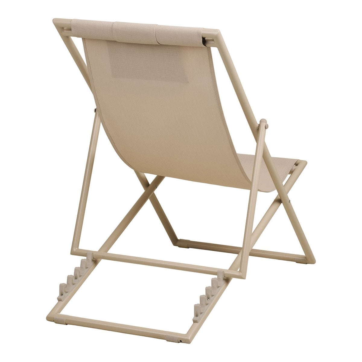 Chaise Curtis pliée pour un rangement facile