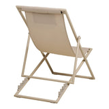 Chaise Curtis pliée pour un rangement facile