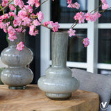 Vase Bolombo Elite en verre gris