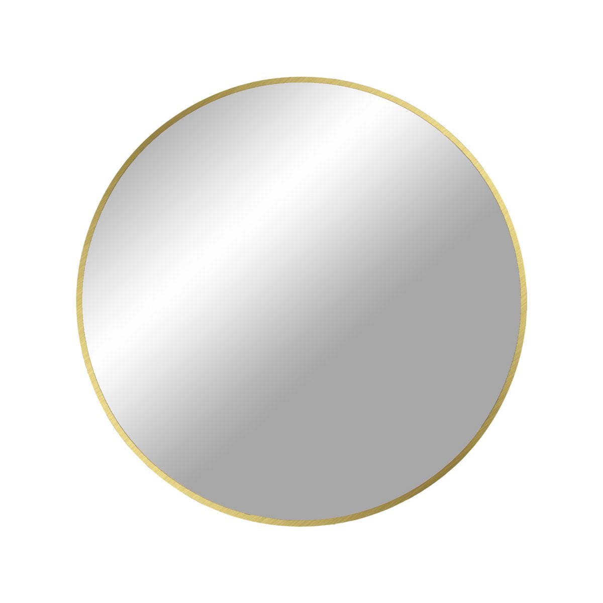 Miroir Madrid avec cadre en laiton, vue de face