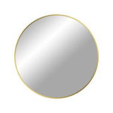Miroir Madrid avec cadre en laiton, vue de face