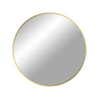 Miroir Madrid avec cadre en laiton, vue de face