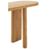 Table J-Line en bois de teck naturel - vue aérienne