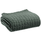 Couvre-lit stonewashed Swami Thym 180 x 260