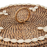 Le panier à compartiment en rotin - Brun naturel