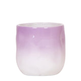 Cache-pot gradué en céramique violet Ø9 cm