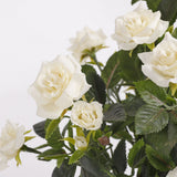 Plante artificielle Rosier Blanc