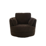 Fauteuil J-Line brun, détail du bois et de la mousse