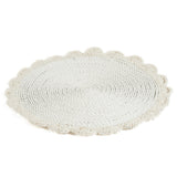 Le napperon de mariage en macramé - Naturel