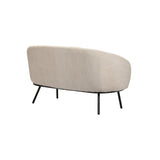 Canapé Mars 2 places beige avec accoudoirs confortables