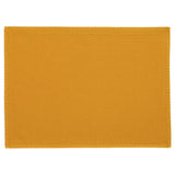 Lot de 4 sets de table recycles Delia Tournesol 33 x 45