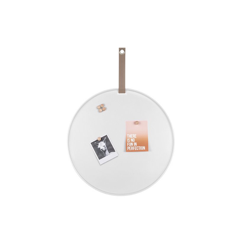 Tableau mémo Perky en métal avec sangle de suspension