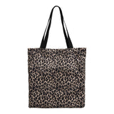 Sac cabas Ava léopard vue de face avec motif distinctif