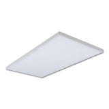 Panneau LED lampe de plafond "Carente" Longueur 59,5 cm, sans cadre, de nombreuses fonctions, en métal et en plastique, blancs, LED intégrés