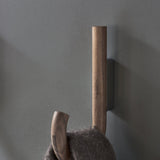 CROCHET Cintre Noyer Chrome