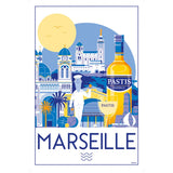 Torchon Marseille Blanc 48 x 72