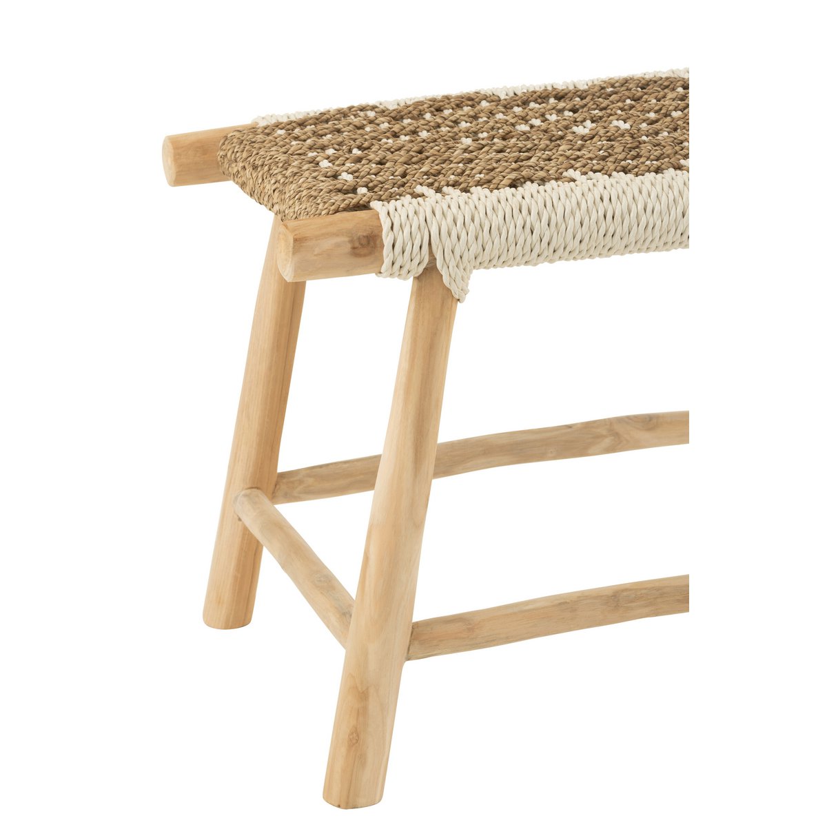 Pouf Waverly dans un salon scandinave, ambiance chaleureuse