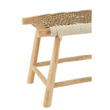 Pouf Waverly dans un salon scandinave, ambiance chaleureuse