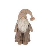 Détail de la figurine J-Line Père Noël Hiver, mettant en avant les textures et couleurs.