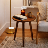 Table d'appoint Pomante Marron foncé