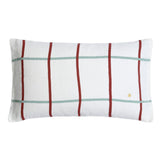 Housse de coussin Carl Caramel en lin avec finition soignée