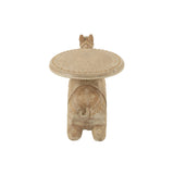 Table d'appoint J-Line avec des objets de décoration posés dessus