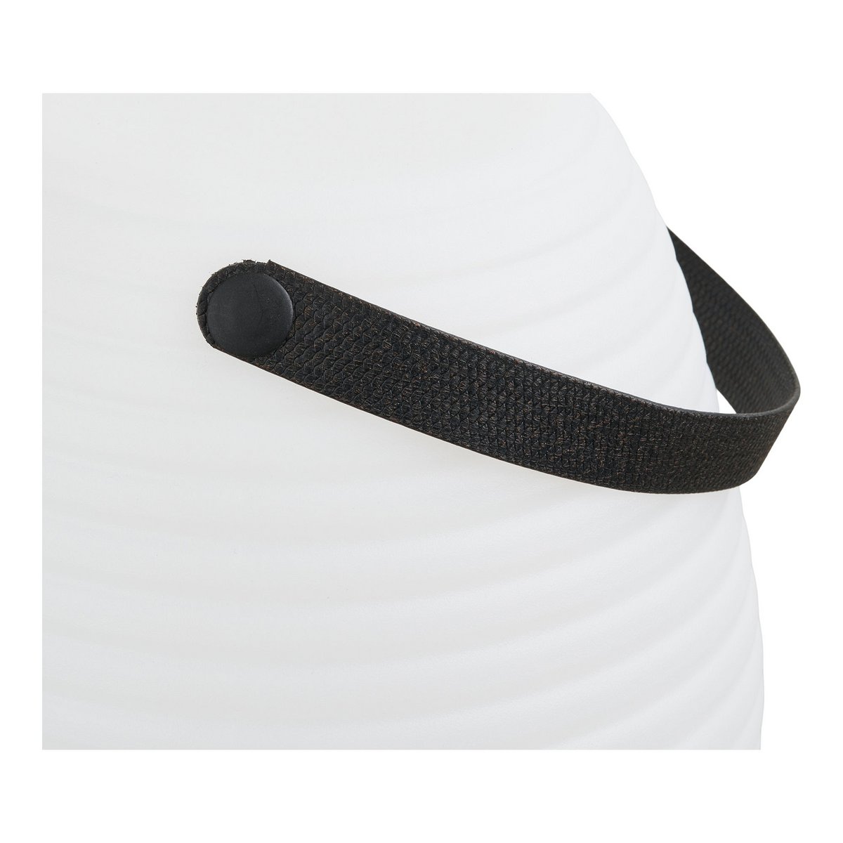 Gros plan sur la texture blanche de la Lampe LED Derry