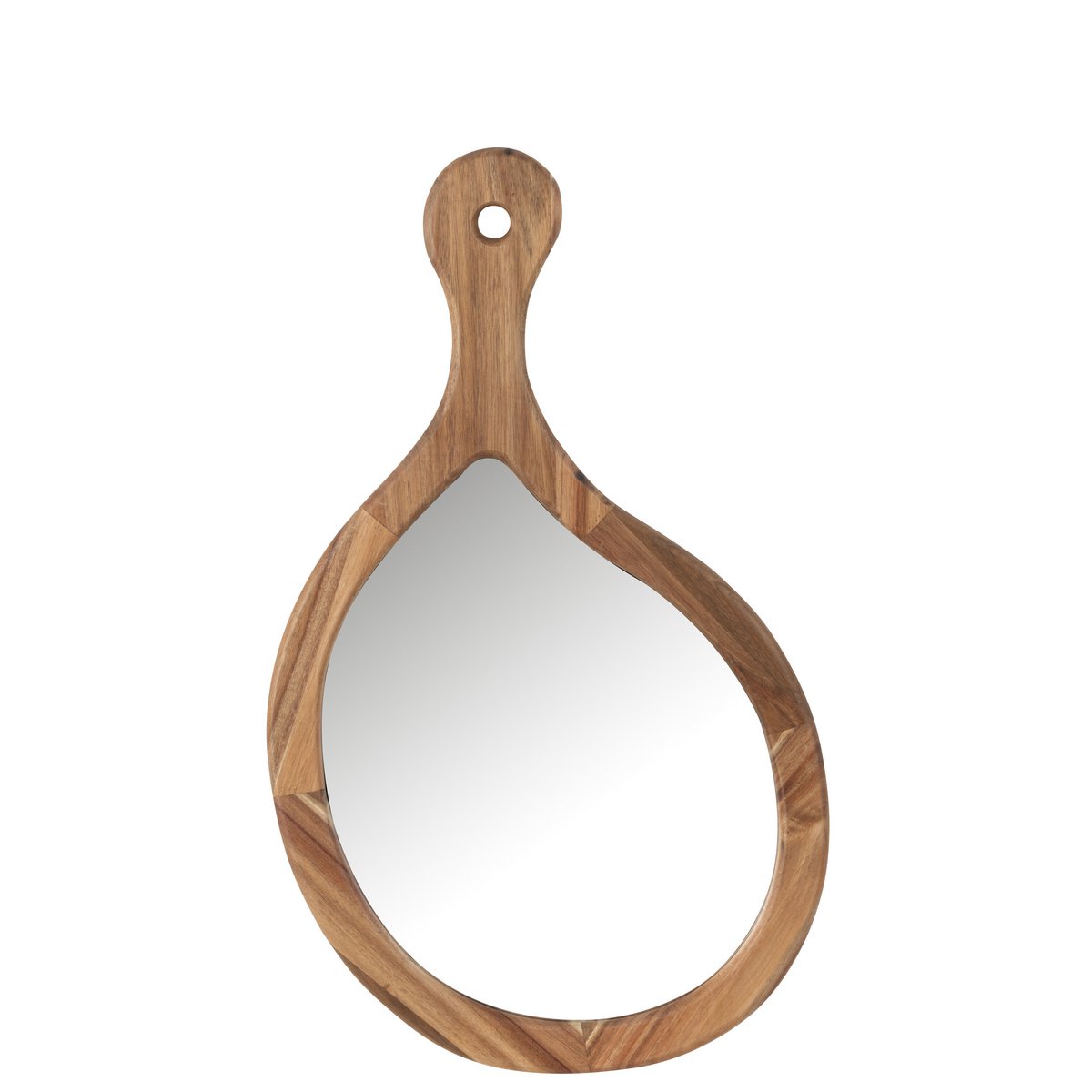 Vue du miroir J-Line Palette reflétant la lumière dans un intérieur chic