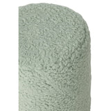 Détail du tabouret J-Line en fourrure, mettant en avant la texture