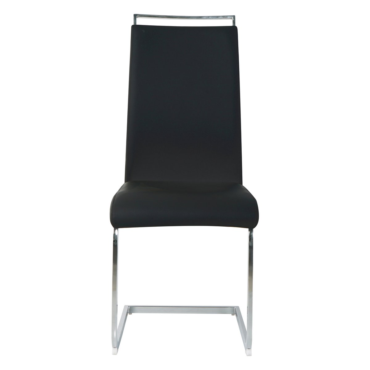 Détail du cuir synthétique de la chaise cantilever