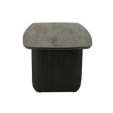 Détail du bois noir de la table J-Line