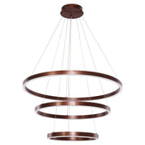 La lampe suspendue neo café | 3 ring 40 + 60 + 80 cm