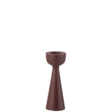 Bougeoir Cône J-Line, détail de la texture en aluminium