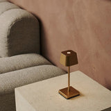 Lampe de table sans fil Sarphati Mini dorée
