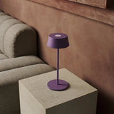 Lampe de table rechargeable Hugo Violet Lila